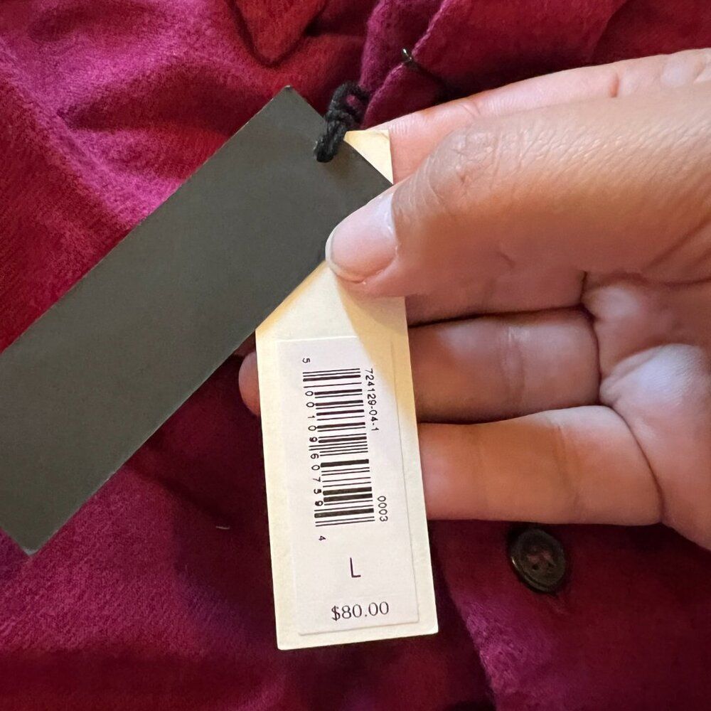 NWT BR large button down top - Picture 8 of 12